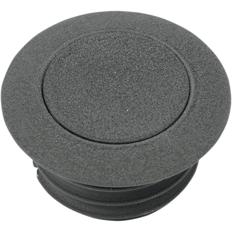 DRAG SPECIALTIES Gas Cap Vented Pop-Up Black Wrinkle