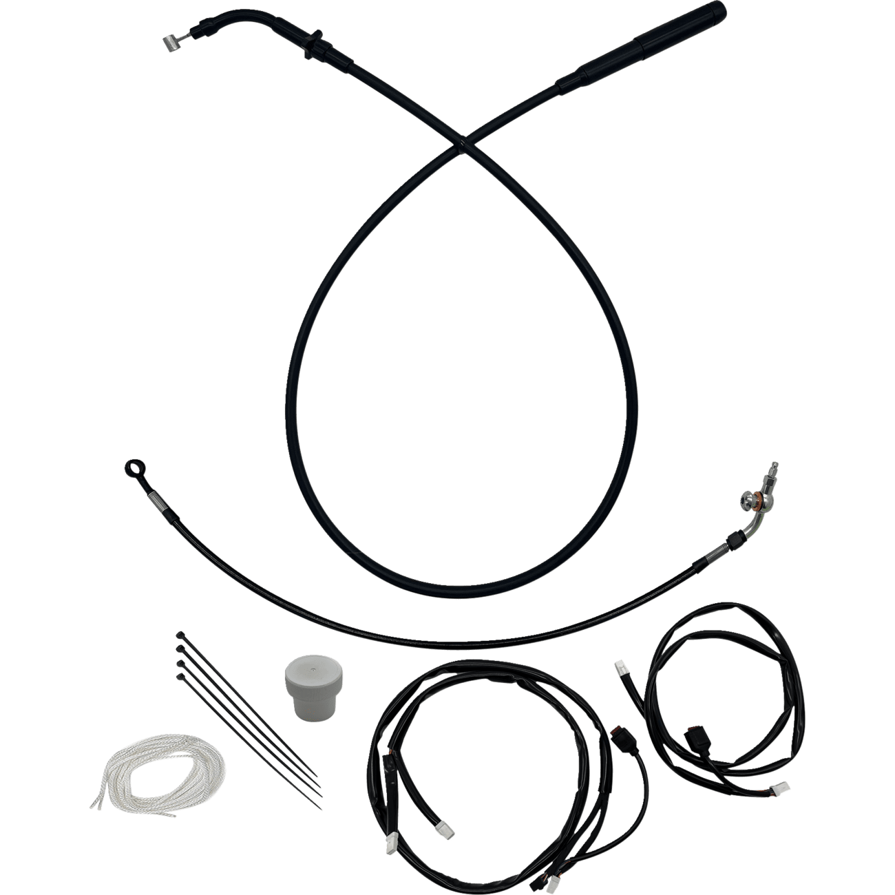 FAT BAGGERS INC. EZ Installation Kit +8" FLTR, FLTRSE Black 149918B