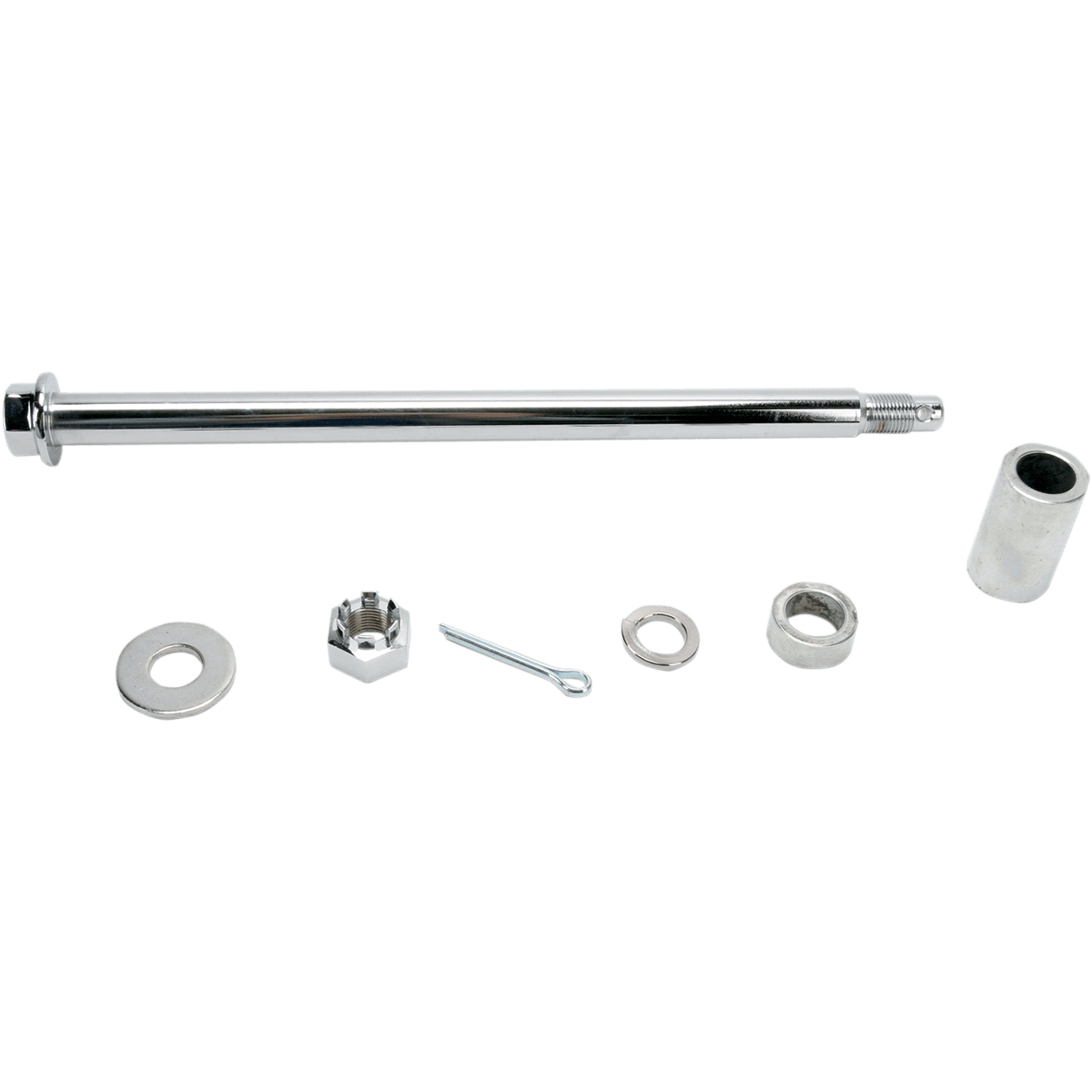 DRAG SPECIALTIES Axle Kit Rear Chrome '00-'07 ST