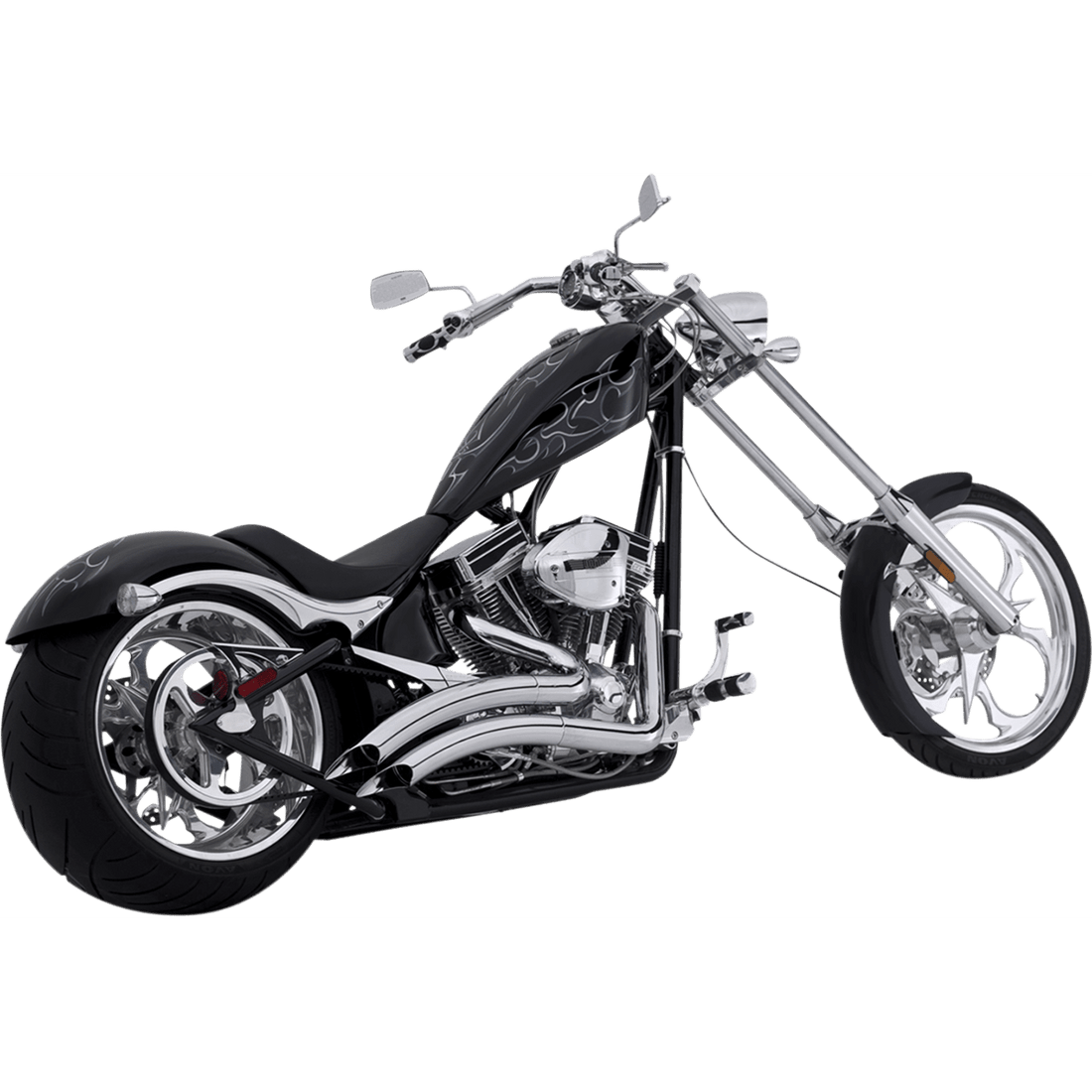 VANCE & HINES Chrome Big Radius Exhaust 26037