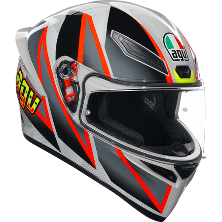 AGV K1 S Helmet Blipper Gray/Red Large