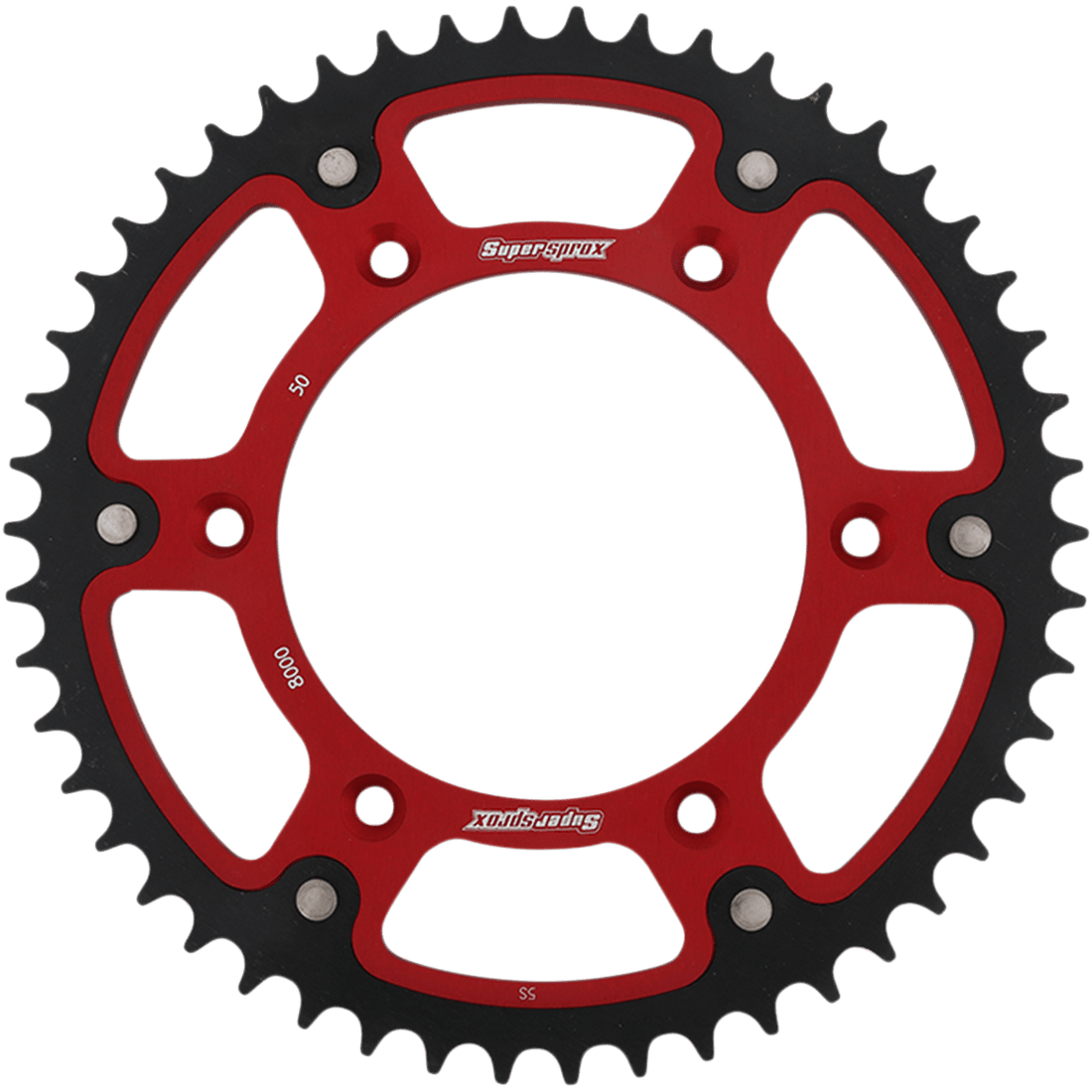 SUPERSPROX Stealth Rear Sprocket 50 Tooth Red Beta RST800050RED