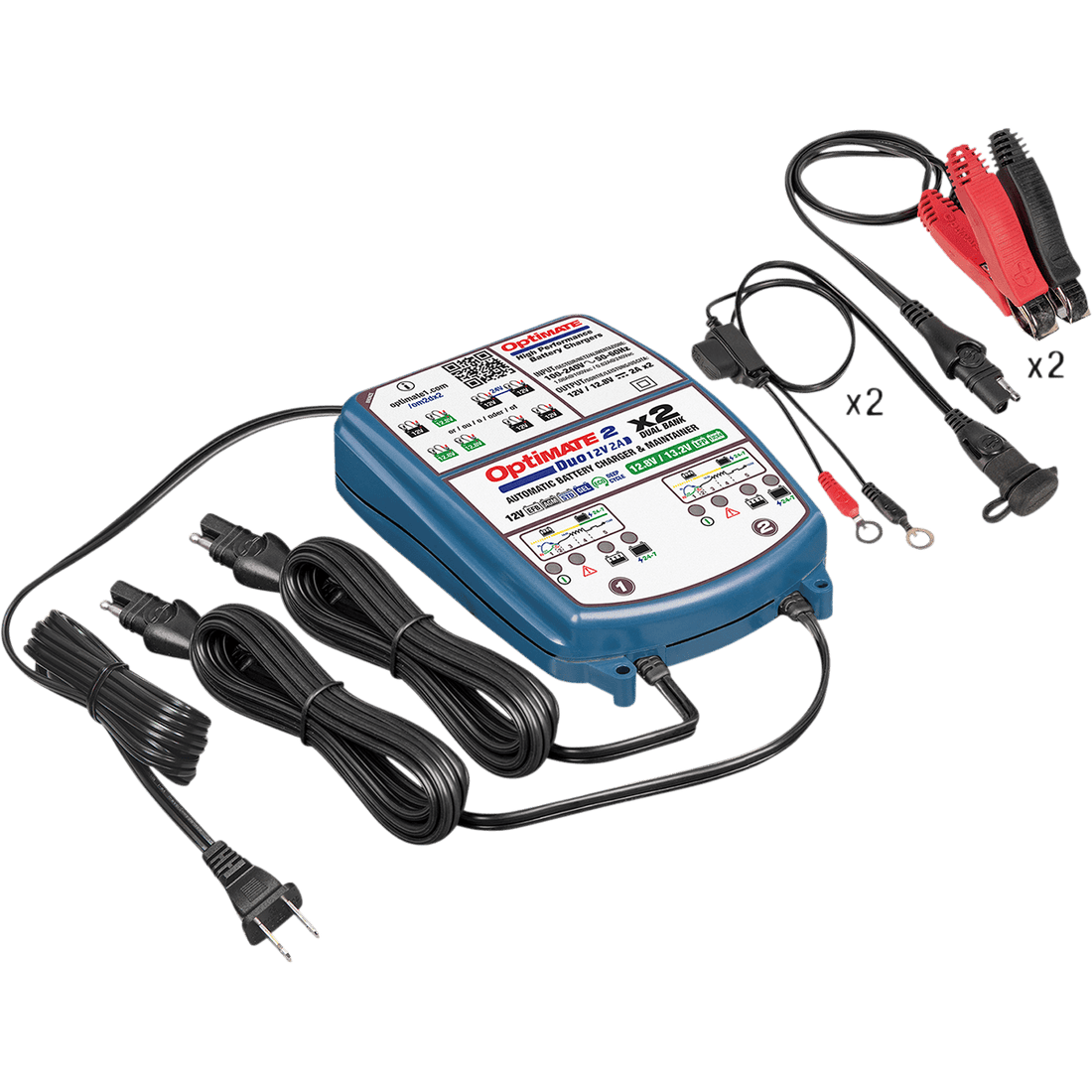 TECMATE Battery Charger/Maintainer 2-Bank TM571