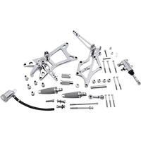 SPEED MERCHANT Mid-Controls with Pegs Polished FL '17-'22 SMM8FLMIDWPP