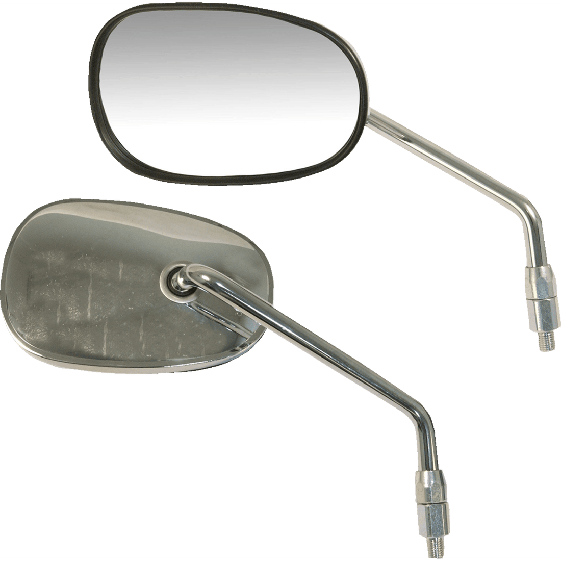 EMGO Mirror OEM-Style Replacement Rectangle Chrome Left