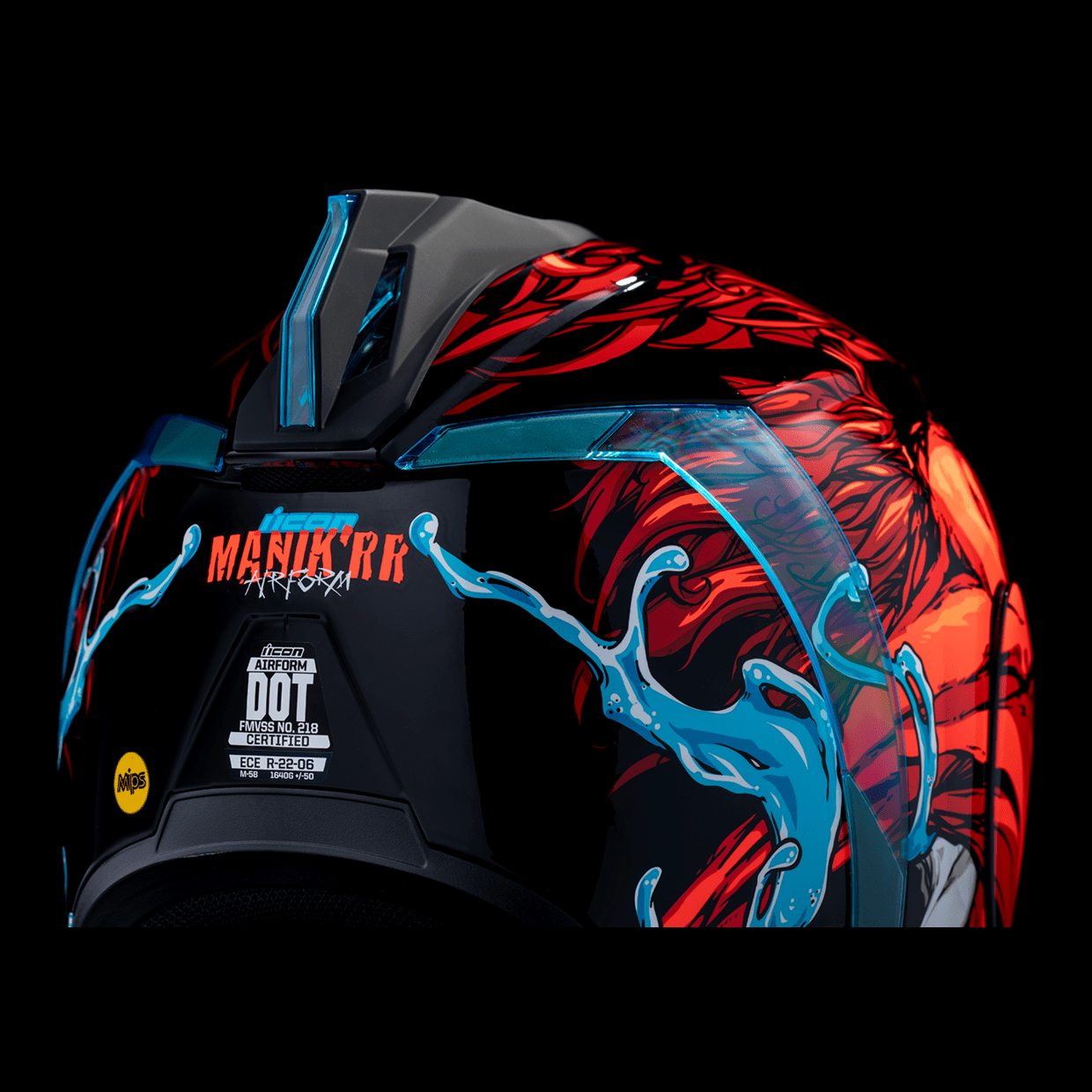 ICON Airform™ Helmet Manik'RR MIPS® Red XS