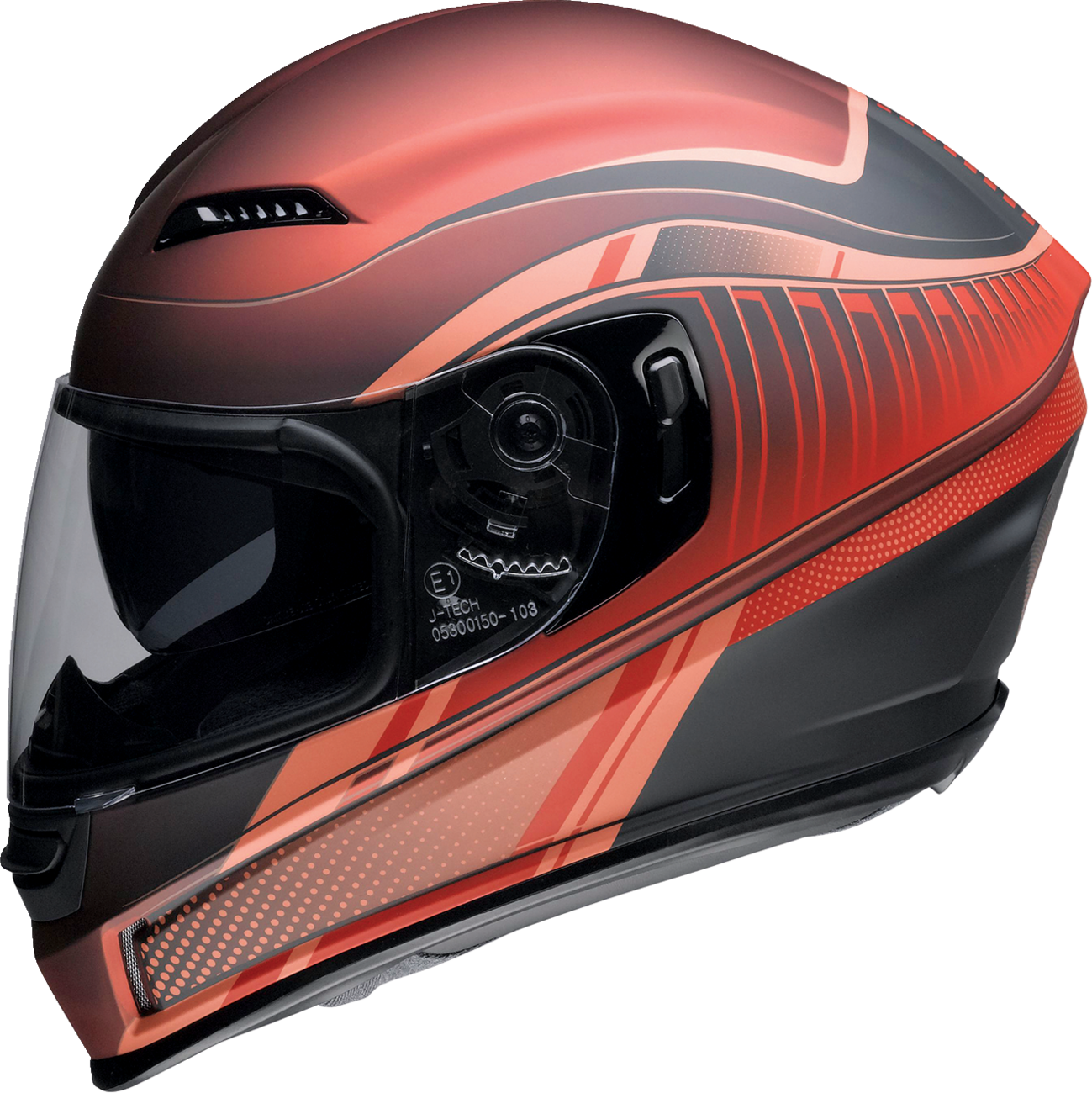 Z1R Jackal Helmet Dark Matter Red Medium