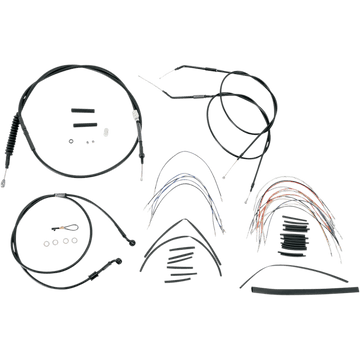 BURLY BRAND Control Kit 16" Ape Hanger Handlebars B301005