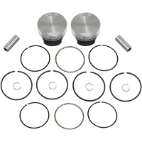 WISECO Tracker™ Series Piston Kit 3.508" 1340 cc 80 Cubic Inch +0.010" Evolution