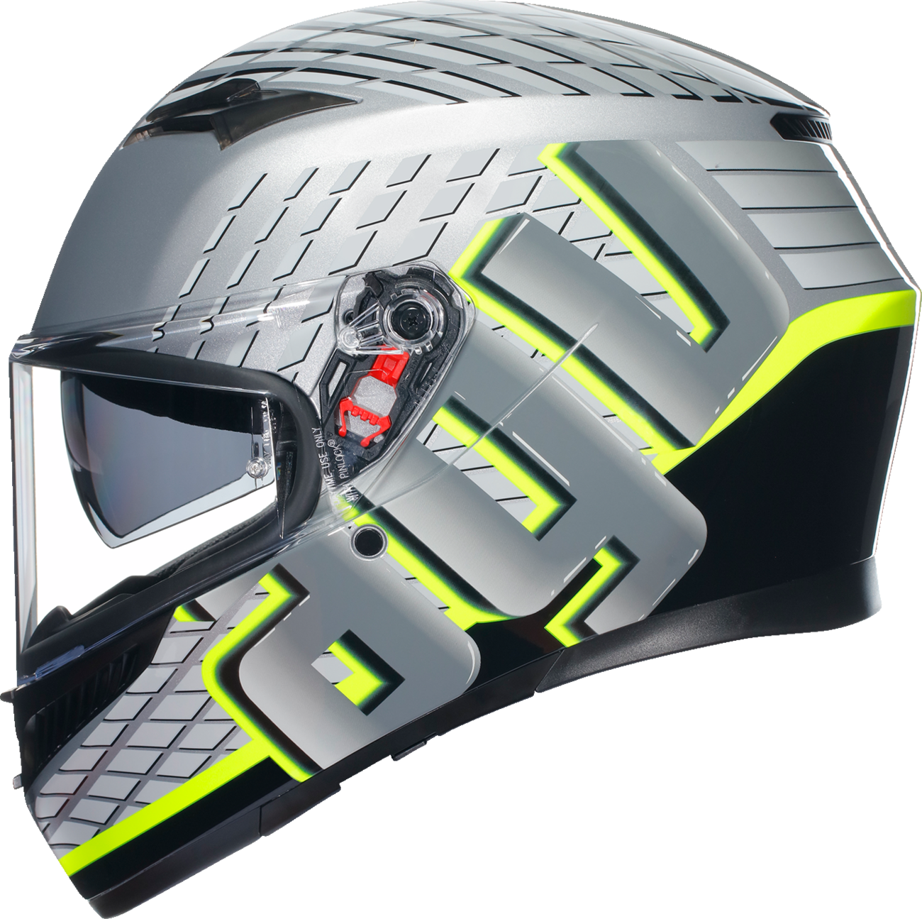 AGV K3 Helmet Fortify Gray/Black/Yellow Fluo XL 2118381004011XL