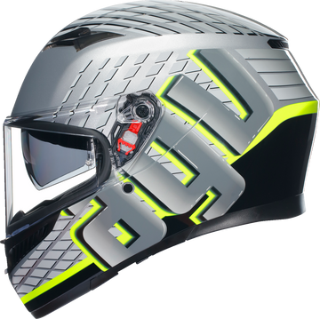 AGV K3 Helmet Fortify Gray/Black/Yellow Fluo XL 2118381004011XL