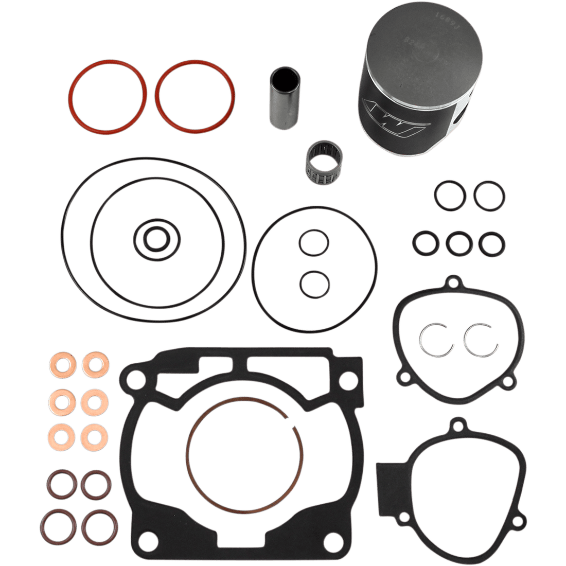 WISECO Piston Kit with Gasket Standard TC/TE250/i | SX/XC/XC-W/EXC250 PK1884