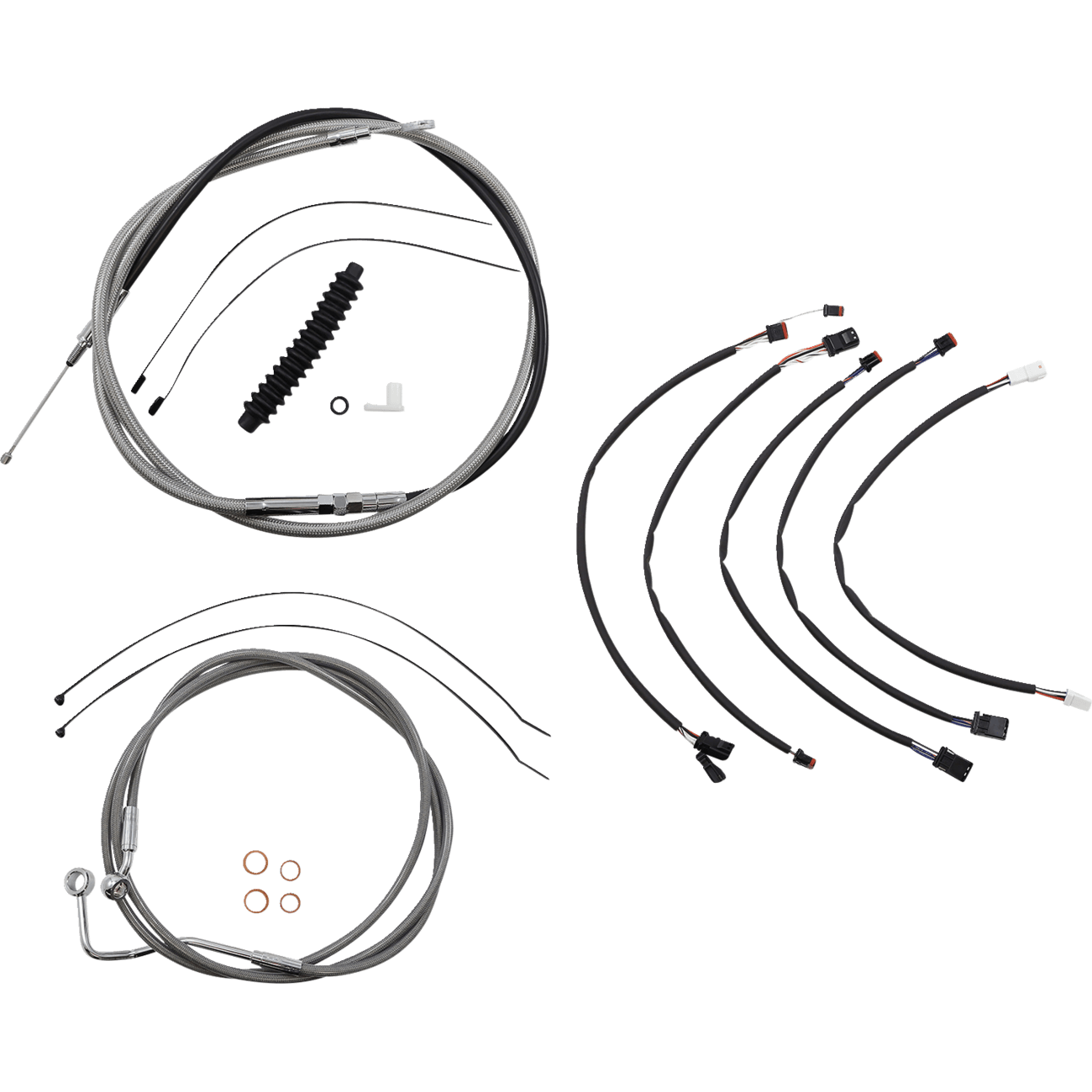 MAGNUM SHIELDING Control Cable Kit XR Stainless Steel/Chrome 5891022