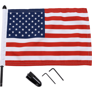 PRO PAD Flag Mount Pinnacle Luggage Rack 13" Pole 10" X 15" Flag BRFMRDHB51IN15