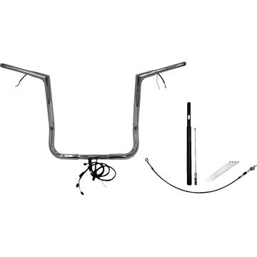 FAT BAGGERS INC. Handlebar Kit Flat Top 16" Chrome 712016