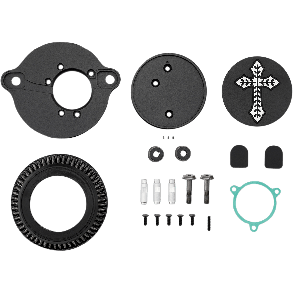 LA CHOPPERS Air Cleaner Kit Black LA239603B