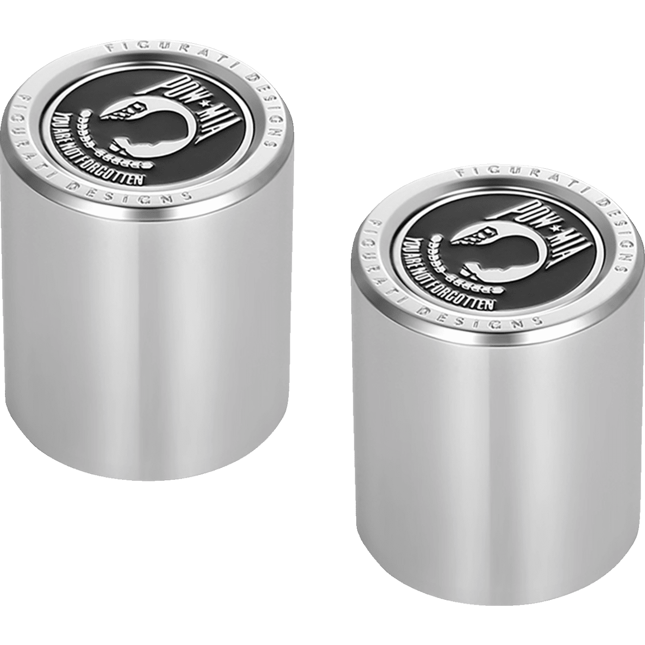 FIGURATI DESIGNS Docking Hardware Covers POW MIA Stainless Steel FD50DC2730SS