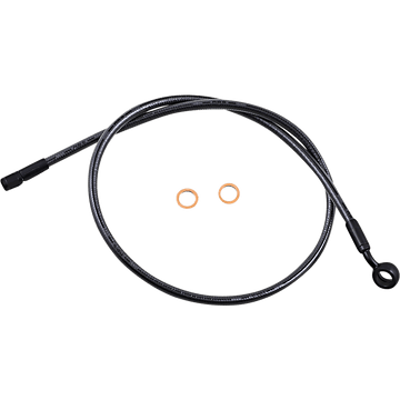 MAGNUM SHIELDING Brake Line -12mm-35° 36" Black Pearl AS478136