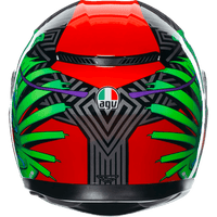 AGV K3 Helmet Kamaleon Black/Red/Green Small 2118381004013S