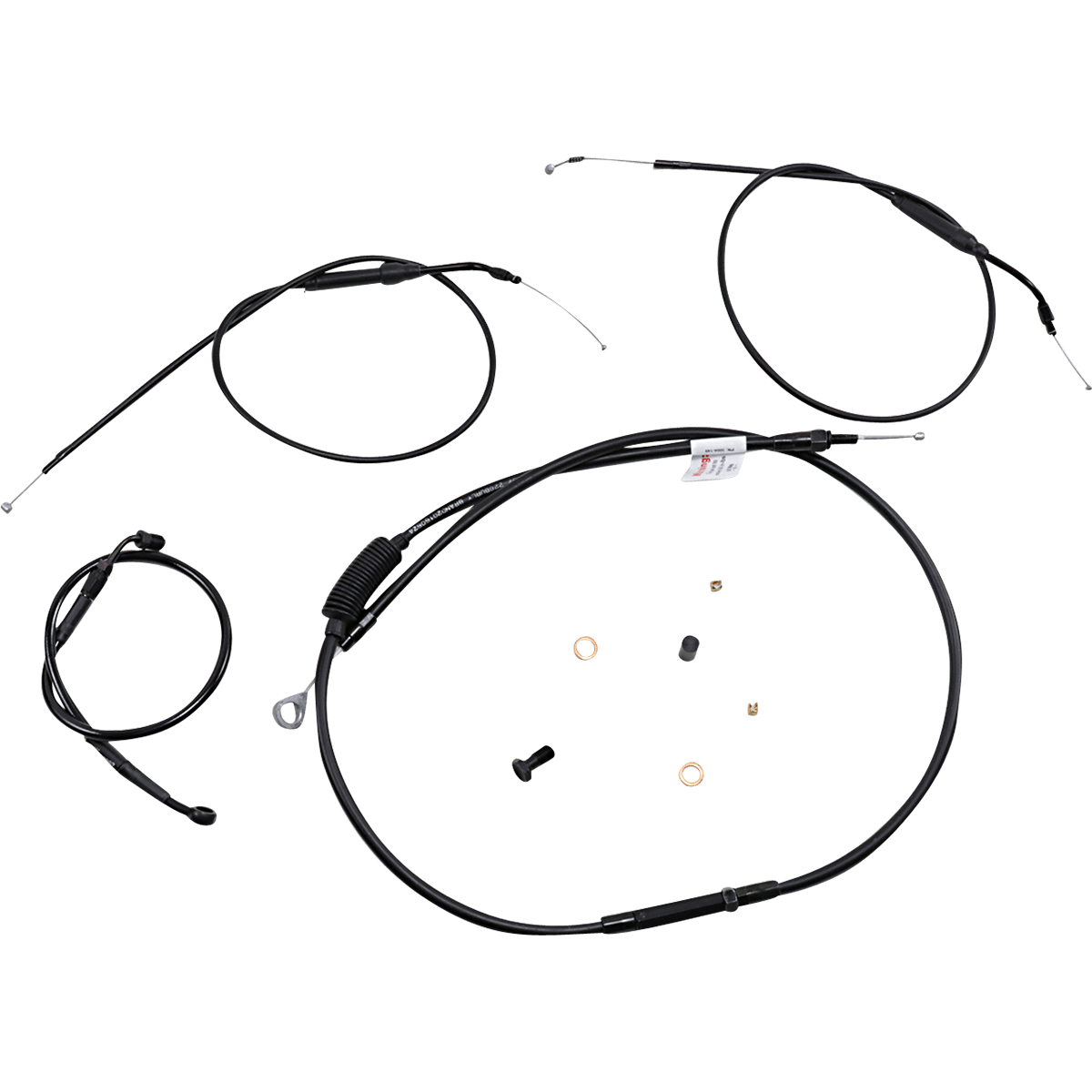 BURLY BRAND Handlebar Cable and Brake Line Kit Extended Sportsters Tracker/Scrambler Handlebars ABS B301272