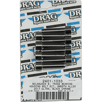 DRAG SPECIALTIES Bolt Kit Transmission Bearing Smooth M8