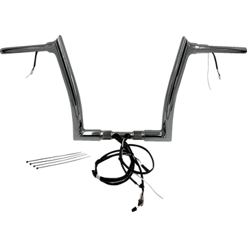 FAT BAGGERS INC. Handlebar Kit Pointed Top 12" Chrome 802312