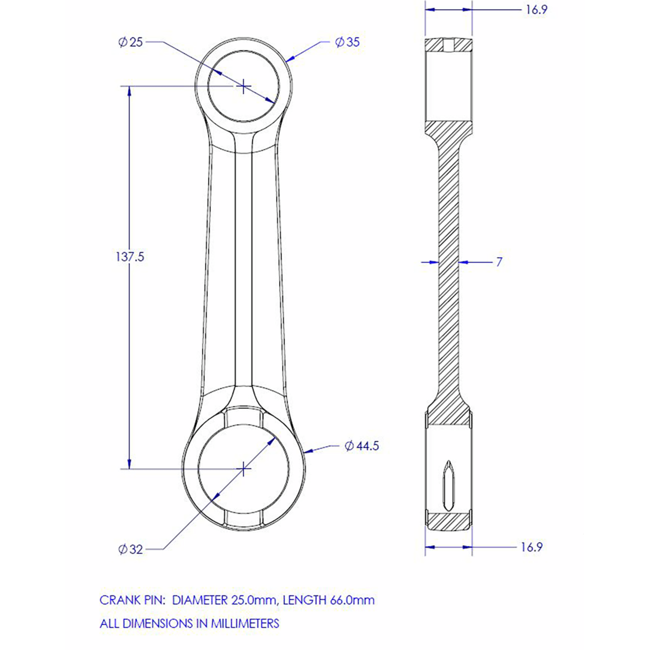 VINTCO Connecting Rod Kit KR2029