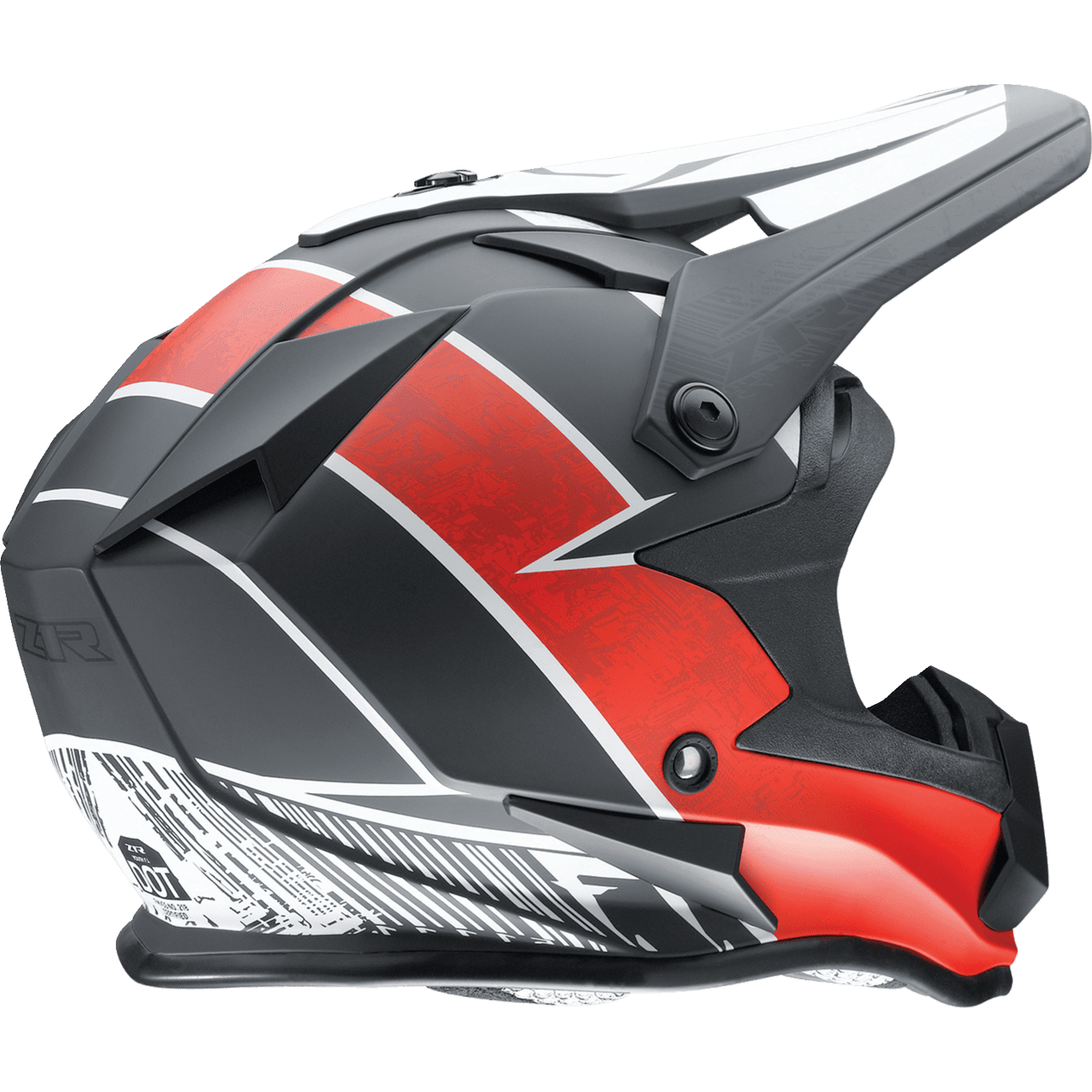 Z1R Youth F.I. Helmet Fractal MIPS® Matte Black/Red Medium