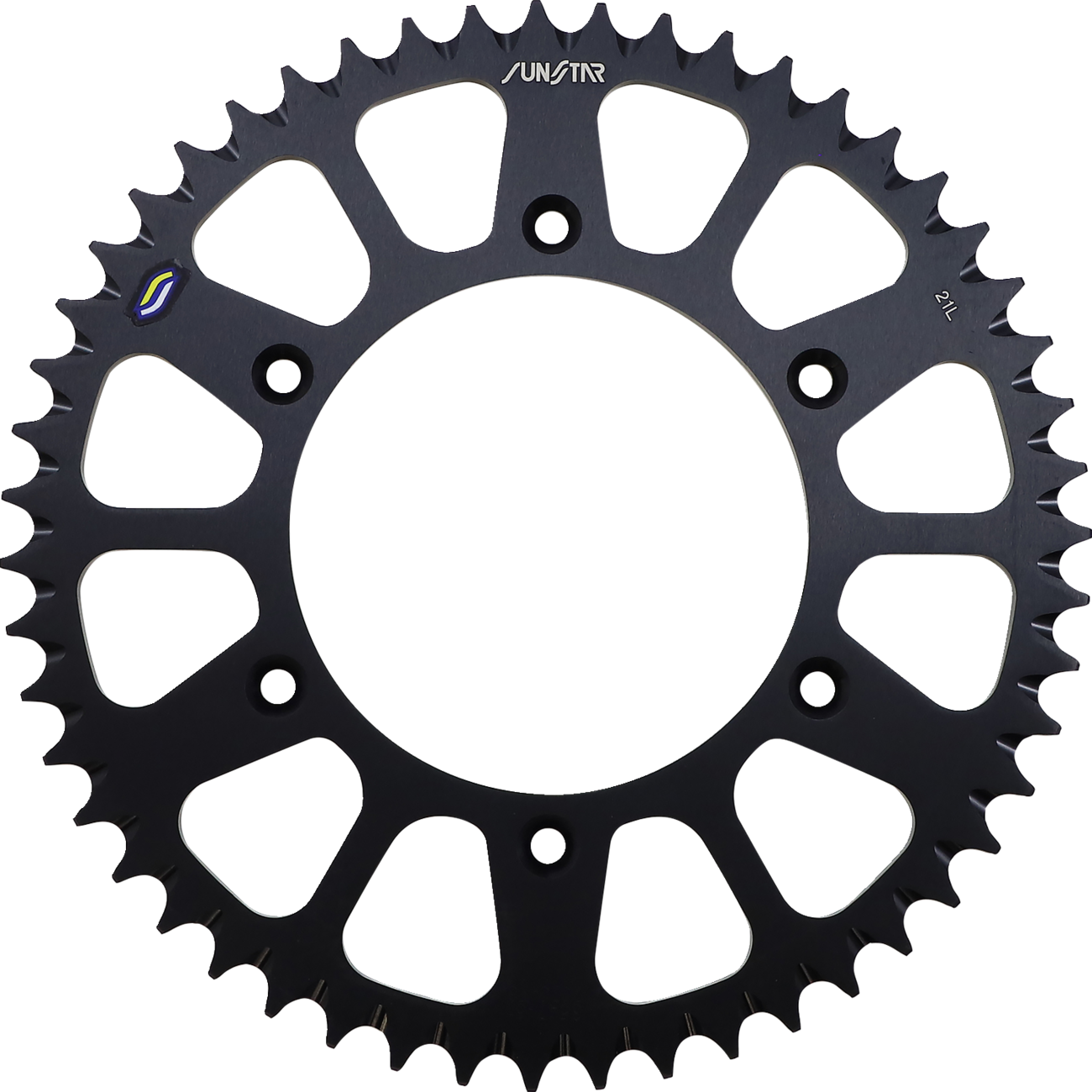 SUNSTAR SPROCKETS Rear Sprocket 51 Tooth Works/Black 5354751BK