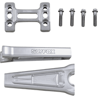 SLYFOX Risers Straight 6" Raw TMSLY3