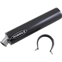 HINDLE Round Muffler Carbon Fiber 18" CFS182R