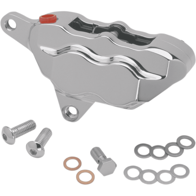 HAWG HALTERS 4-Piston Caliper Front Chrome LHSCC500