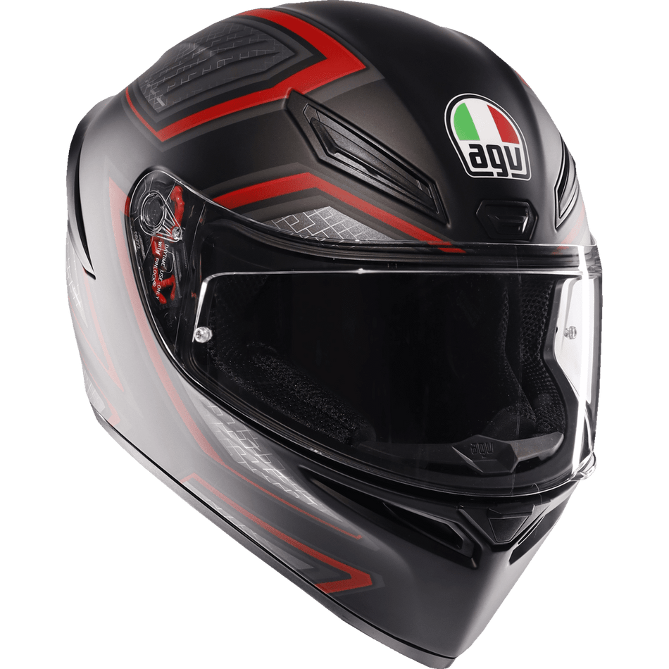 AGV K1 S Helmet Sling Matte Black/Red XL 2118394003038XL