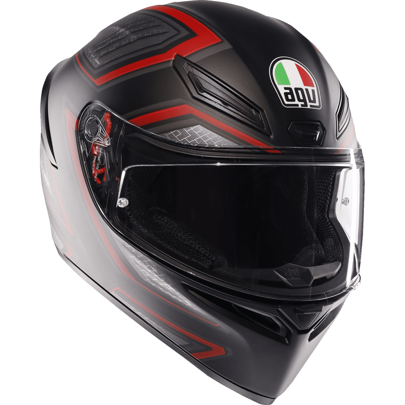 AGV K1 S Helmet Sling Matte Black/Red Large 2118394003038L