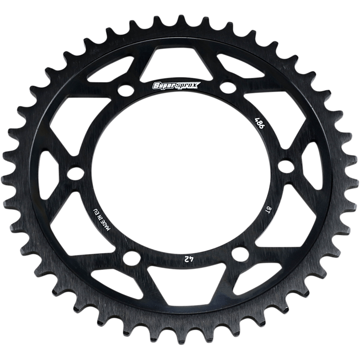 SUPERSPROX Edge Rear Sprocket Black 42 Tooth