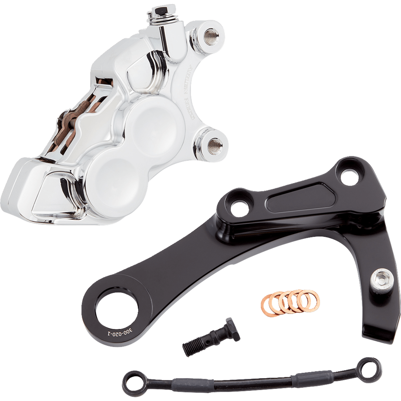 ARLEN NESS 4-Piston Caliper Rear Chrome 02327