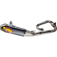 FMF Factory 4.1 RCT Exhaust System Aluminum Stainless Steel Header Carbon Fiber End Cap 044477