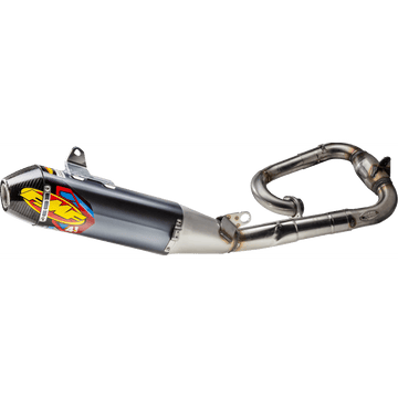 FMF Factory 4.1 RCT Exhaust System Aluminum Stainless Steel Header Carbon Fiber End Cap 044477