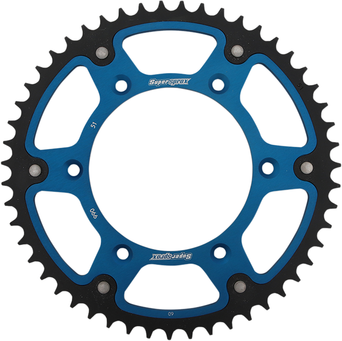 SUPERSPROX Stealth Rear Sprocket 51 Tooth Blue Husaberg/Husqvarna/KTM RST99051BLU