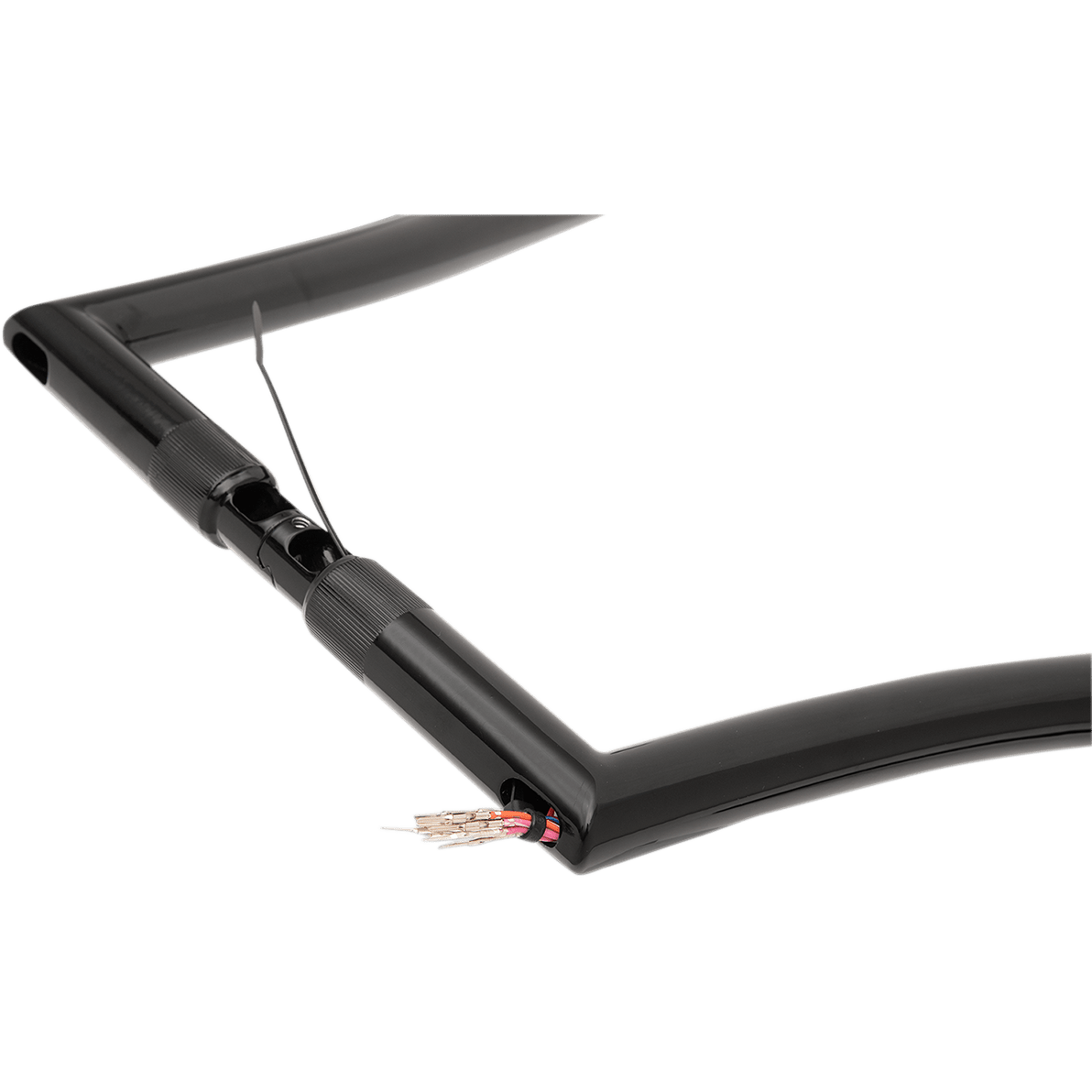 FAT BAGGERS INC. Handlebar Pointed Top 12" Black 906012B