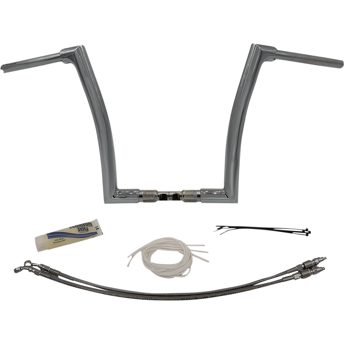 FAT BAGGERS INC. Handlebar Kit Flat Top 14" Chrome 609314