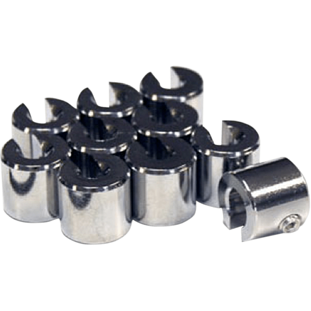 NO-MAR Wheel Weights Re-Usable 1/2 oz Chrome 10 Pack