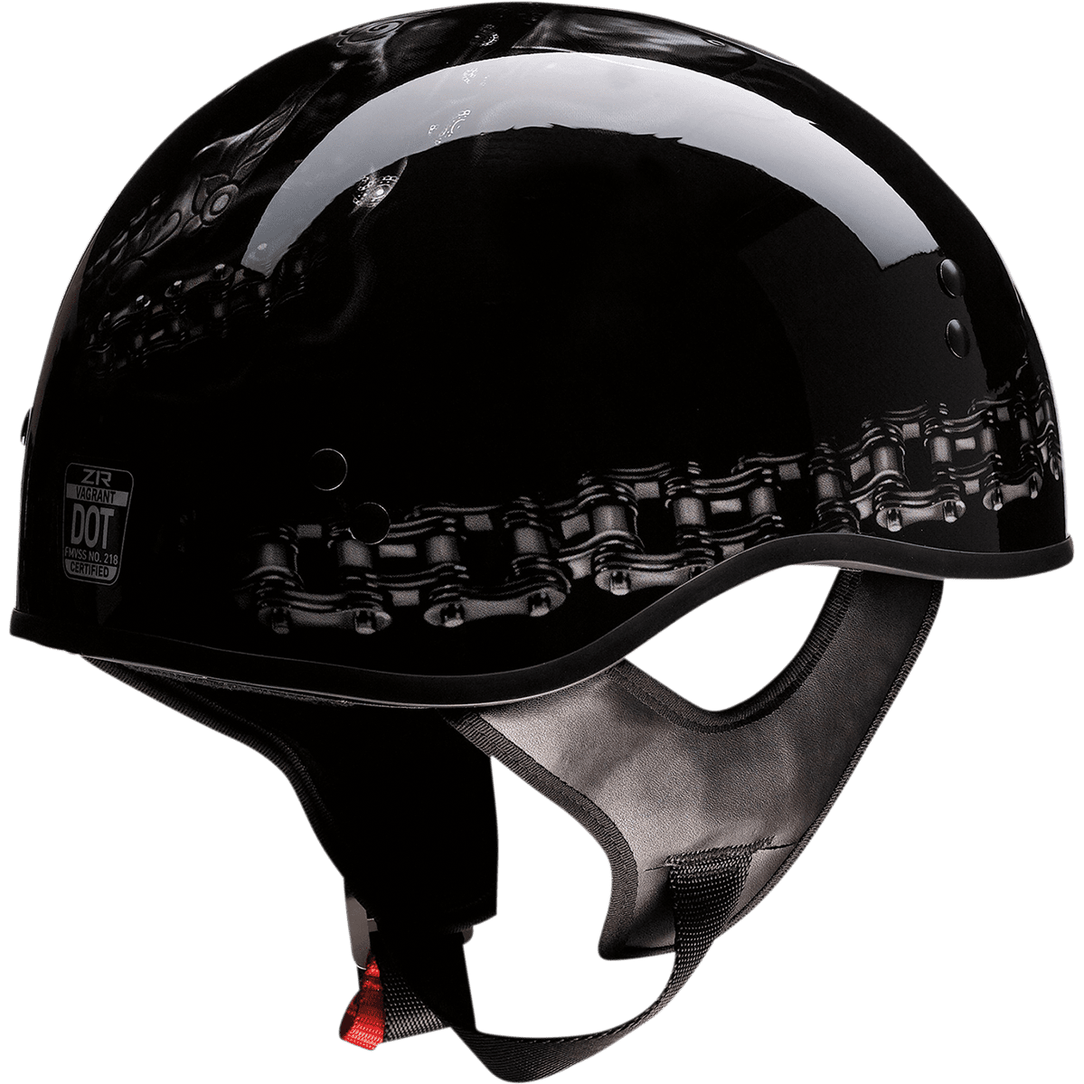 Z1R Vagrant Helmet FTW Black/Gray Medium