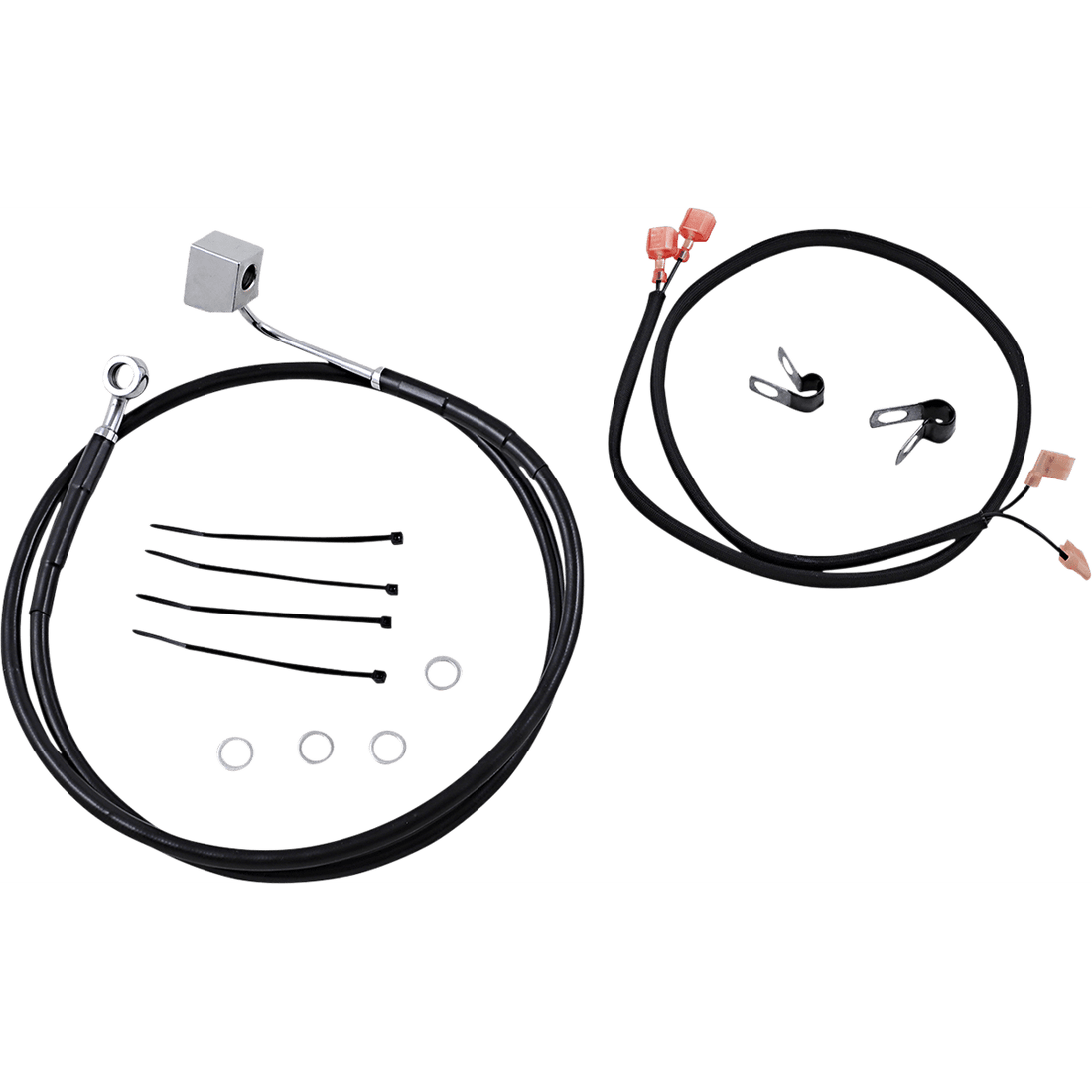 DRAG SPECIALTIES Brake Line Rear Black