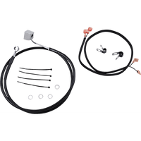 DRAG SPECIALTIES Brake Line Rear Black