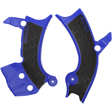 ACERBIS X-Grip Frame Guards Blue/Black Yamaha