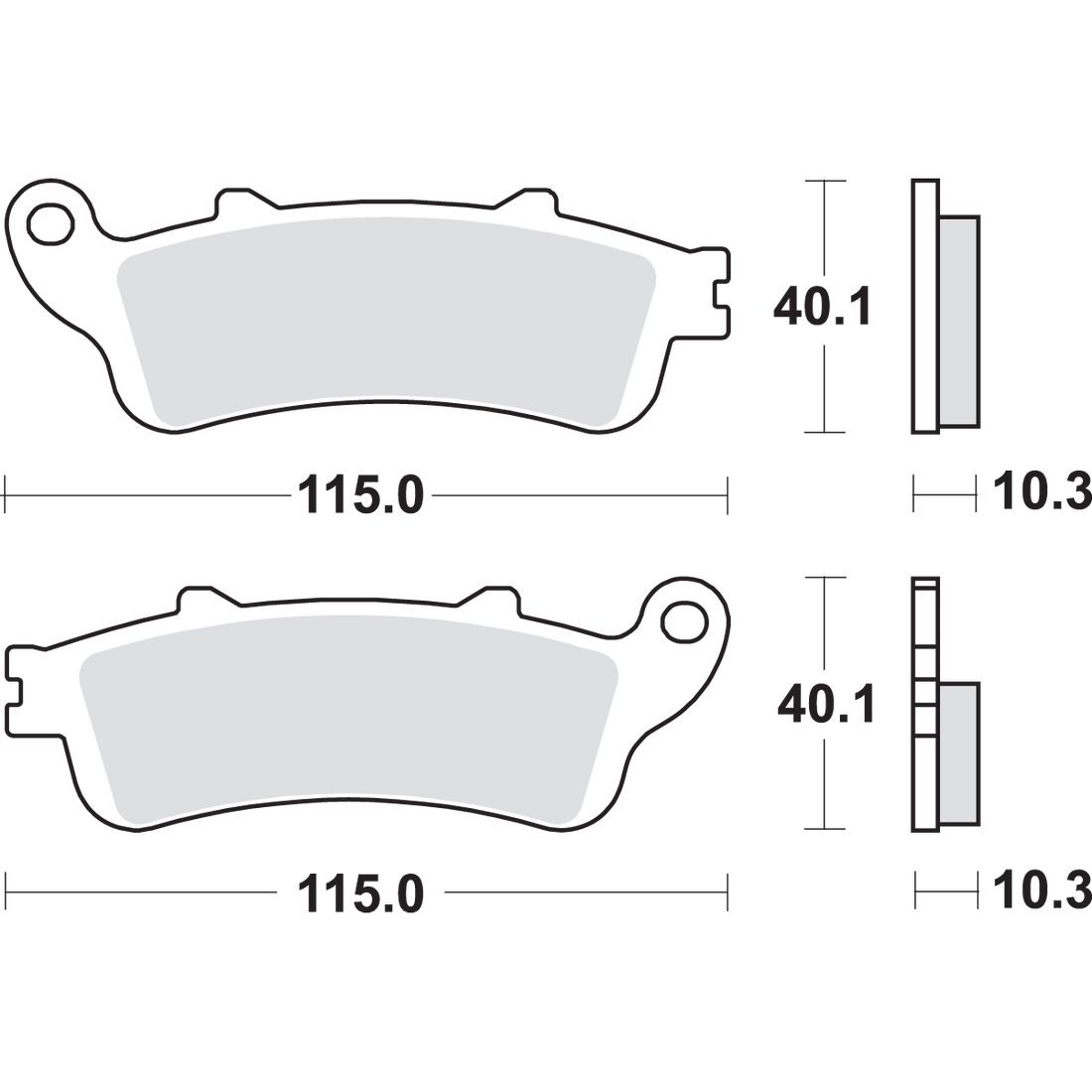 SBS LS Brake Pads GL 1800 880LS