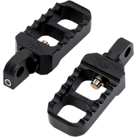 JOKER MACHINE Adjustable Stubby Footpegs Black 086421B