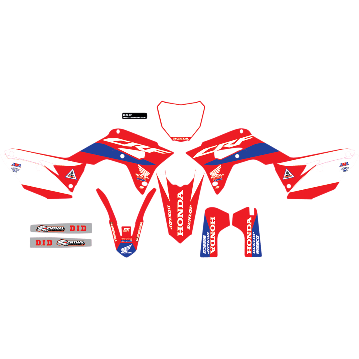 D'COR VISUALS Graphic Kit Honda HRC 2010921