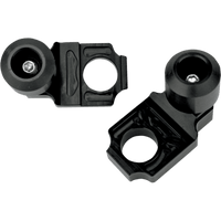 DRIVEN RACING Axle Block Sliders Aprilia Black DRAX109BK